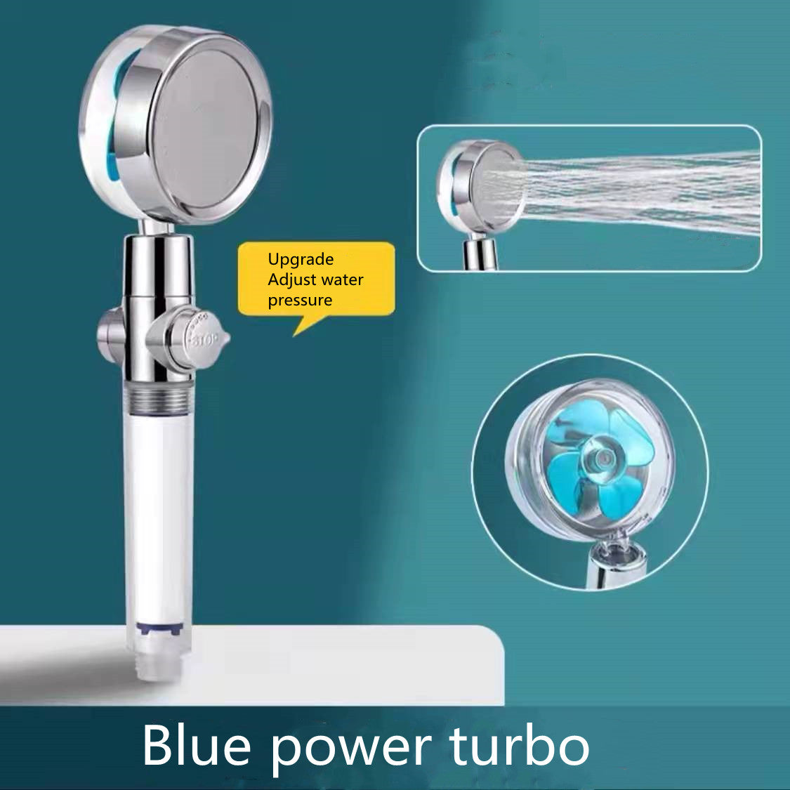 High Pressure 360° Shower Head - Water Saving & Easy Install