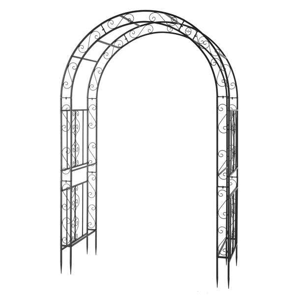 Black Double-layer Iron Arch