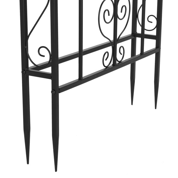 Black Double-layer Iron Arch
