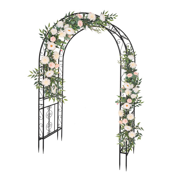 Black Double-layer Iron Arch