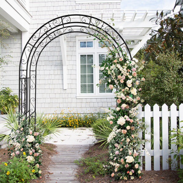 Black Double-layer Iron Arch