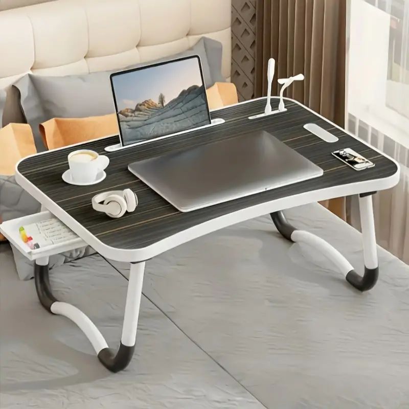 Injection Moulded Folding Table With Cup Holder