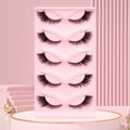 Cat Eye False Eyelashes-Natural Long Look (5paire)