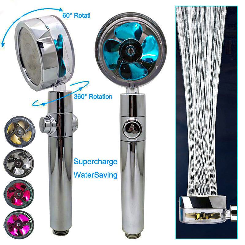 High Pressure 360° Shower Head - Water Saving & Easy Install