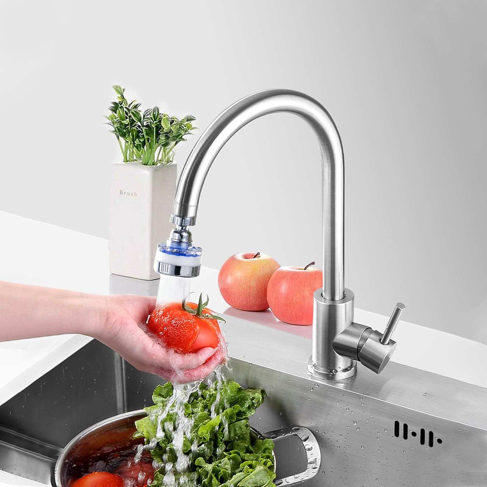 360° Rotating Faucet - Splash - Proof Water Saver (3 Pack)
