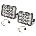 LED Headlights H4-High & Low Beam White Light for Cars 7 Motorcycles (2pcs)