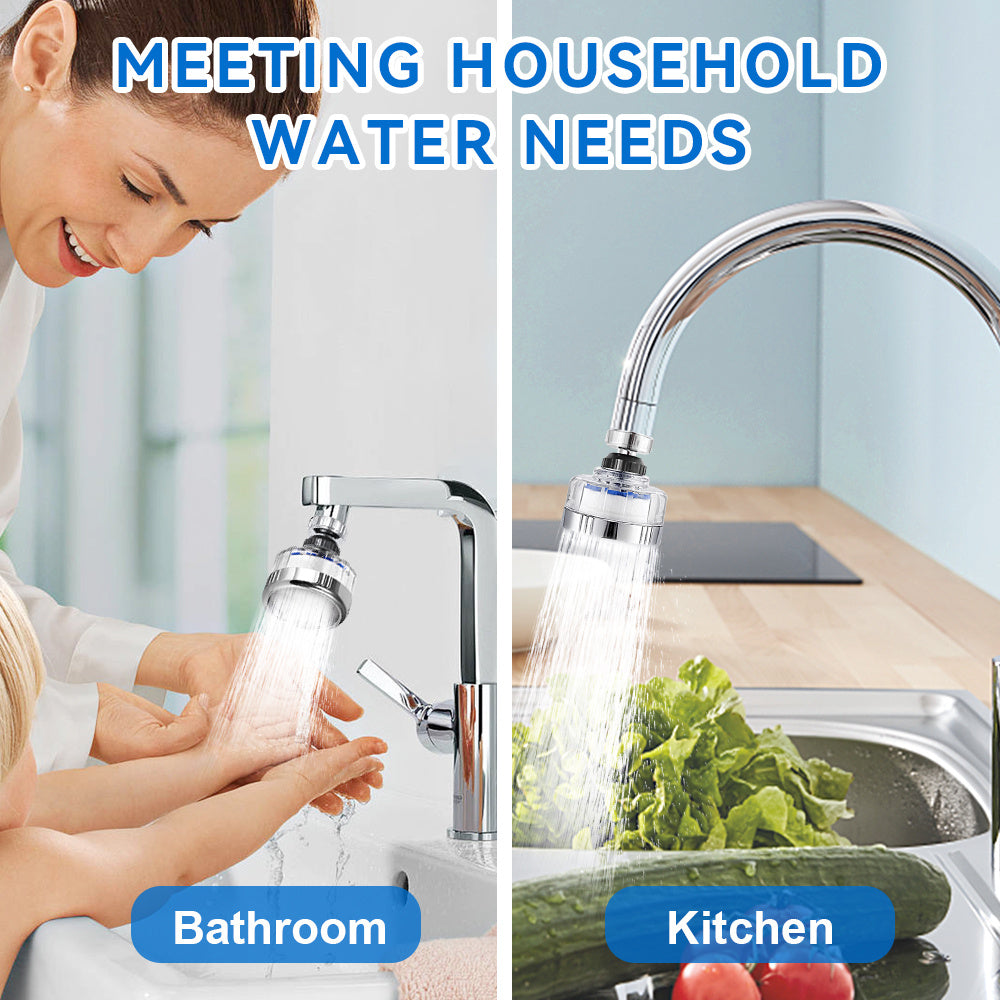 360° Rotating Faucet - Splash - Proof Water Saver (3 Pack)