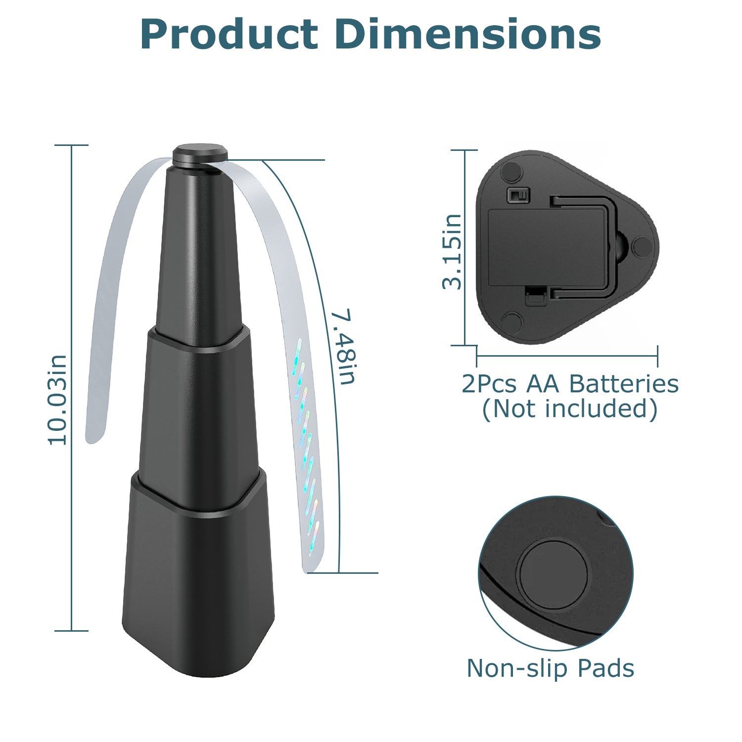 Portable Battery fly Repellent Fan (4 Pack)