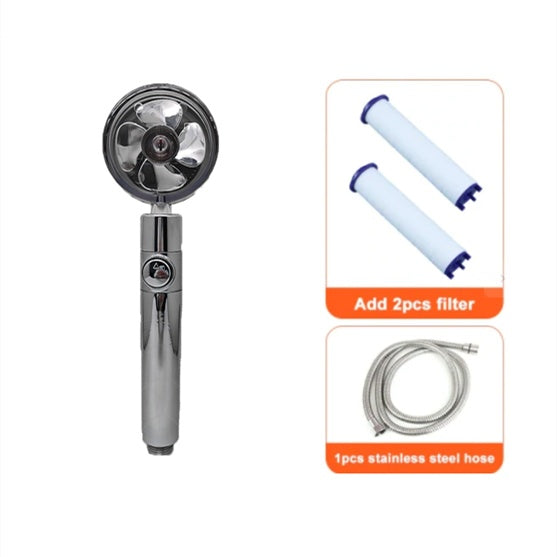 High Pressure 360° Shower Head - Water Saving & Easy Install